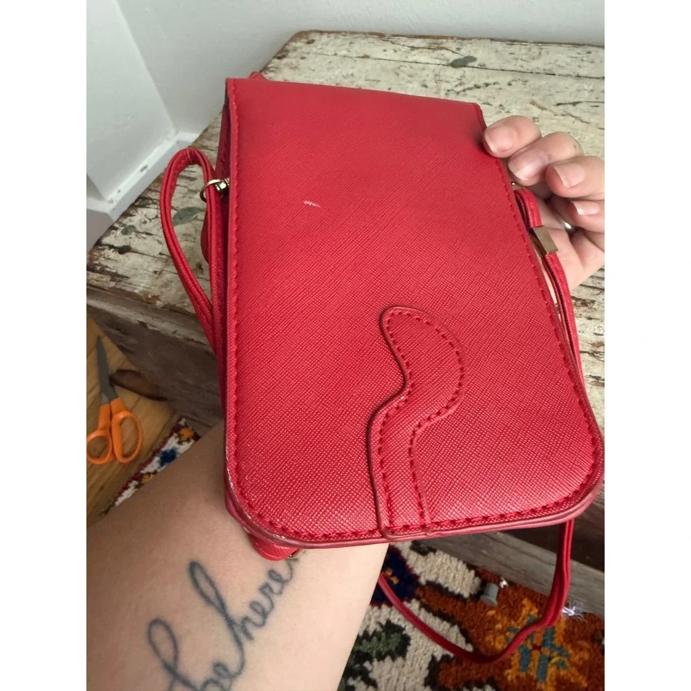 Red Fox Crossbody Phone Bag Kids Small Animal Pouch Purse